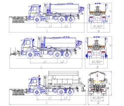 Self-loading multilift truck of model MK-4563-08