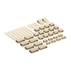 Mobile height set: hollow blocks, set Standard (PB2)