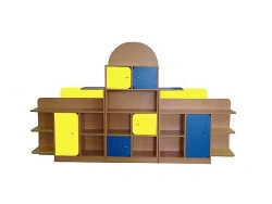 Children's wooden furniture "Toy Wall"