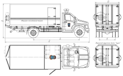 Emergency rescue vehicles mod. 5759AK-3 without CMU on the basis of GAZ chassis mod. C41RB3, C41RC3, C41R13, C41R33, C42R33, C41