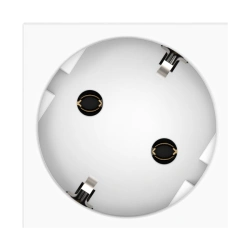 CADUCEUS ALING HIDE SP socket outlet with grounding without blinds, modular 45x45, 16A, 250V~, with 45-degree position of the co