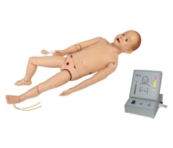 Multifunctional mannequin of a 5-year-old child (general care, CPR, auscultation, defibrillator, ECG, ECG), art.