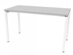 Work desk on U-shaped support 1300x600x750mm (WxHxH)
