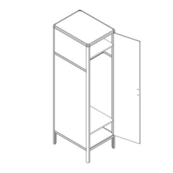Clothes and linen cupboard MA-O-1