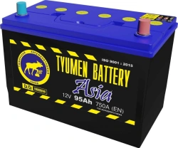 Accumulator lead starter battery TYUMEN BATTERY 6ST-95L ASIA