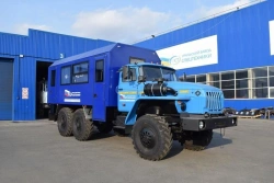 Special bus; Shift bus (VA) UZST brand, type UZST06, modification 5861-37 on chassis Ural 55571-1151-60, 55571-1151-6.