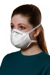 Single-use filtering mask for protection against aerosols "Respirator "SPIRO-303 E" FFP3 NR D".