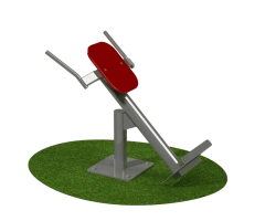 Outdoor stationary SV-033 Hyperextension machine