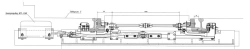 ELECTRIC ACTUATOR SWITCHGEAR HEADSET VSP-150N FOR R65 M1/11 WITH CONTACTOR VZ-7 ON REINFORCED CONCRETE BASE WITH HOLLOW M