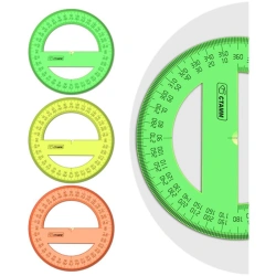 360° STAMM, plastic protractor