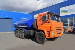 Tank truck for food liquids, UZST brand, type 6620-31 on KAMAZ 5350-D5 chassis.