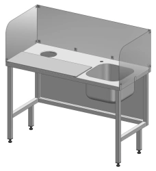 Table for cleaning fish
