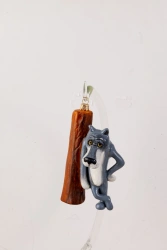 Licence Christmas tree toy made of glass "Well you come in if you need to"