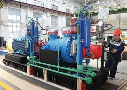 Oil centrifugal pump (double axis)