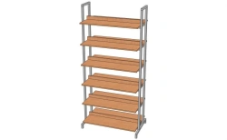 Double-sided library shelving unit. Model: SB-2