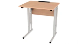 Single-seat adjustable pupil's table 2-4 d.y. with table top inclination angle 504.028