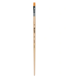 Synthetic pile art brush flat
