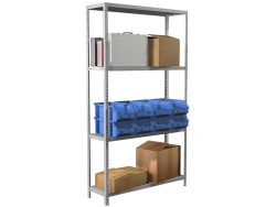 Metal shelving unit MS Standart 185/100x40/4