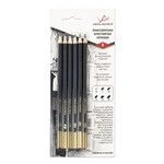 Graphic art pencils "VISTA-ARTISTA" VAGPB-6 Sharpened 10x6pcs.