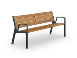 Bench "Scarlet" with armrests article number A1065