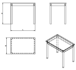 Dining table (STO series)