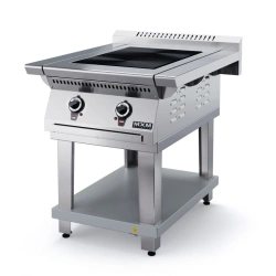 Electric cooker PE29P-02 (on a stand, completely made of stainless steel, with air duct)