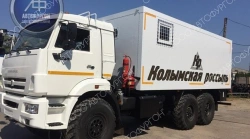 Special van on KAMAZ chassis KAMAZ-018/2011/TRCU-3axle-101 (chassis 43118 (-A5,-50)) Type 48583-04