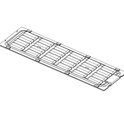 Lens for LED luminaires AMT-ST-250x90-3535(24)-90x140