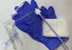 Set of gynaecological articles for cervical and vaginal sampling disposable sterile "Femina®" with mirror L and Lo
