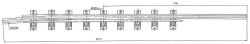 Cross rail with counter rail of the project 2878.04.000-01