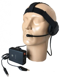 Telephone-microphone headset TMG-22-2