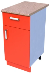 Kitchen table-tumbrella KS-10 (door with drawer)