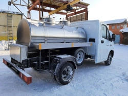 Tank truck for transporting food liquids of type 2790A modification 2790A-0000010-18 on the basis of Gazell Next chassis/TC of t
