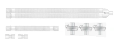 Medical breathing contour of single-use non-sterile according to TU 32.50.21-001-03741033-2021, variant of execution: Complement