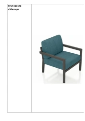 Chair armchair "Mister"