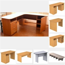 Wooden desk for offices and administrative premises