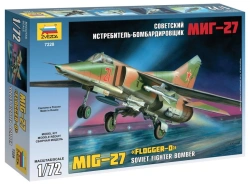 Assembled model Soviet fighter-bomber MiG-27
