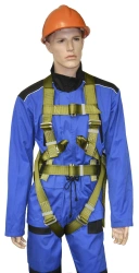 Personal protective equipment for falling from height. Antistatic lifesaving harness of model SAP IIZH