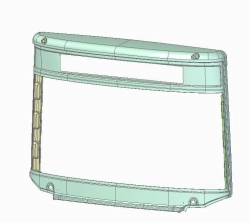 Windscreen frame with stiffeners 529222-5301510