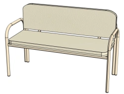 Sofa ''Shkolnik'' No.2, 2-seater/ NUM09