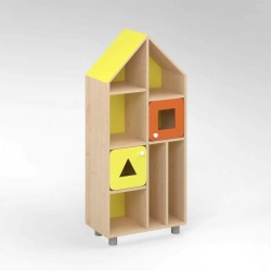 Game cupboard No.4 "Geometry", article number 14209