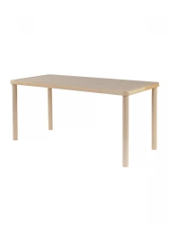 Children's two-seater rectangular table 520 / natural wood