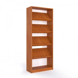 Library demonstration shelving unit
