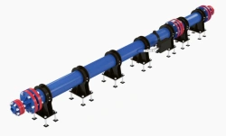 Electric centrifugal pump units of horizontal type CNS "Pipe in pipe" type