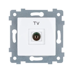 "MARIA" Low-voltage TV socket outlet mechanism. ???1-457, colour white