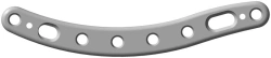 Diaphyseal plate for clavicle with u/s (left, right) (length 67...125mm)