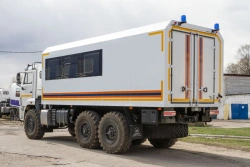 Vehicle (cargo-passenger) for delivery of operative group and property on chassis KAMAZ-43118 (-A5- RR, -RS, -50, -37) Type 4761