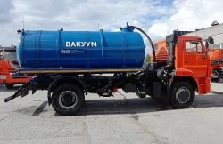 Vacuum tanker (vacuum, combined, sucking machine) (AV) 7074K6-50 on chassis Kamaz 53605-A5
