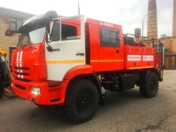 Fire tanker truck ?? 3,0-40 (43502) VL on chassis KAMAZ-43502, modification KAMAZ-43502-D5