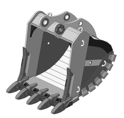 Heavy duty rock bucket RDX-83.22-DA1